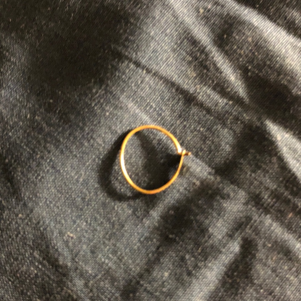 Classic Gold Hoop nose ring